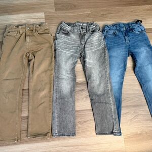Cat & Jack Boys Size 8 Jeans Lot of 3